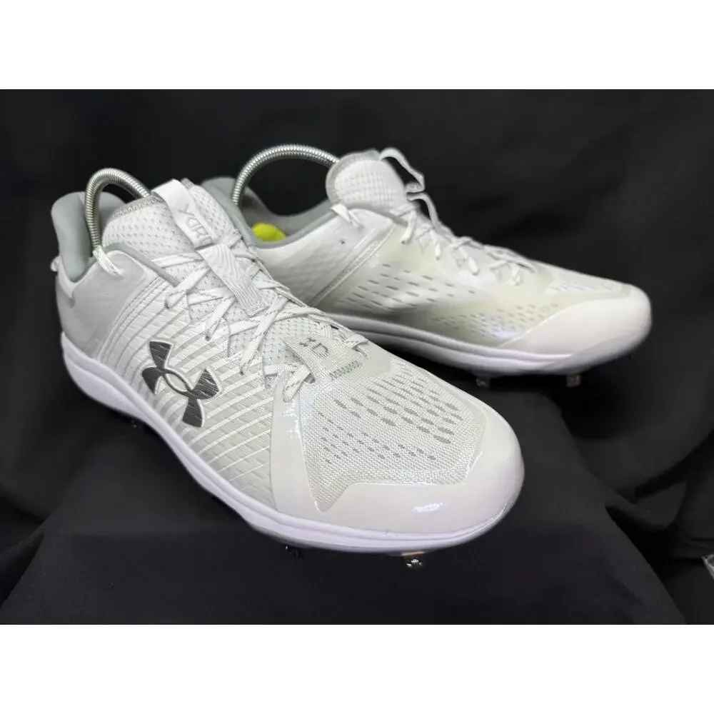 Under Armour Yard Low Baseball Shoes Mens 15 Metal Cleats Spikes Charge Molded